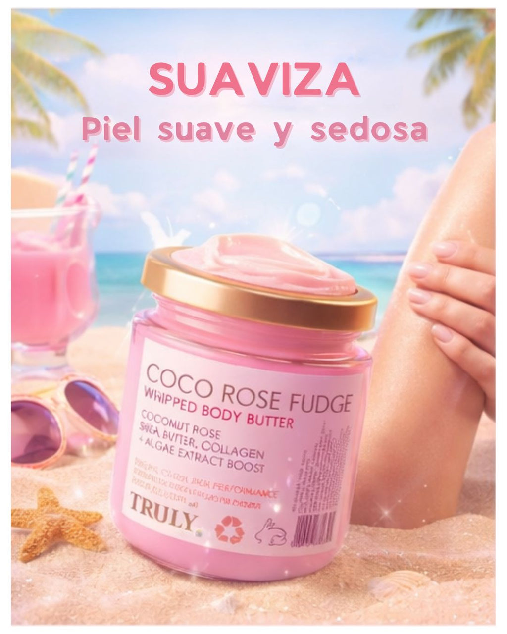TRULY BODY BUTTER ROSE FUDGE COCO