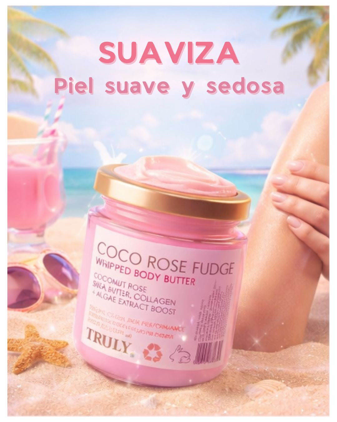 TRULY BODY BUTTER ROSE FUDGE COCO